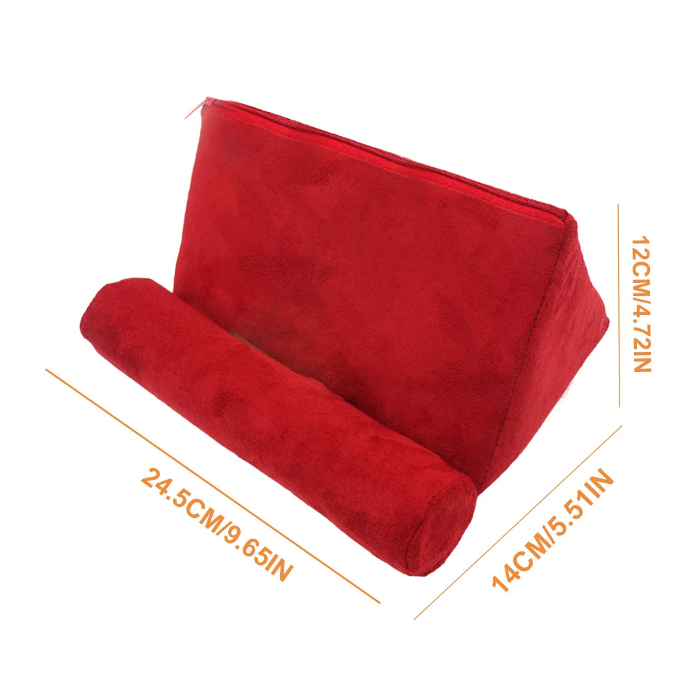 Sponge Pillow Tablet Holder for IPad Tablet Pillow Stand Cushion Laptop Tablet Holder Mobile Phone Support Pillow Reading Stand