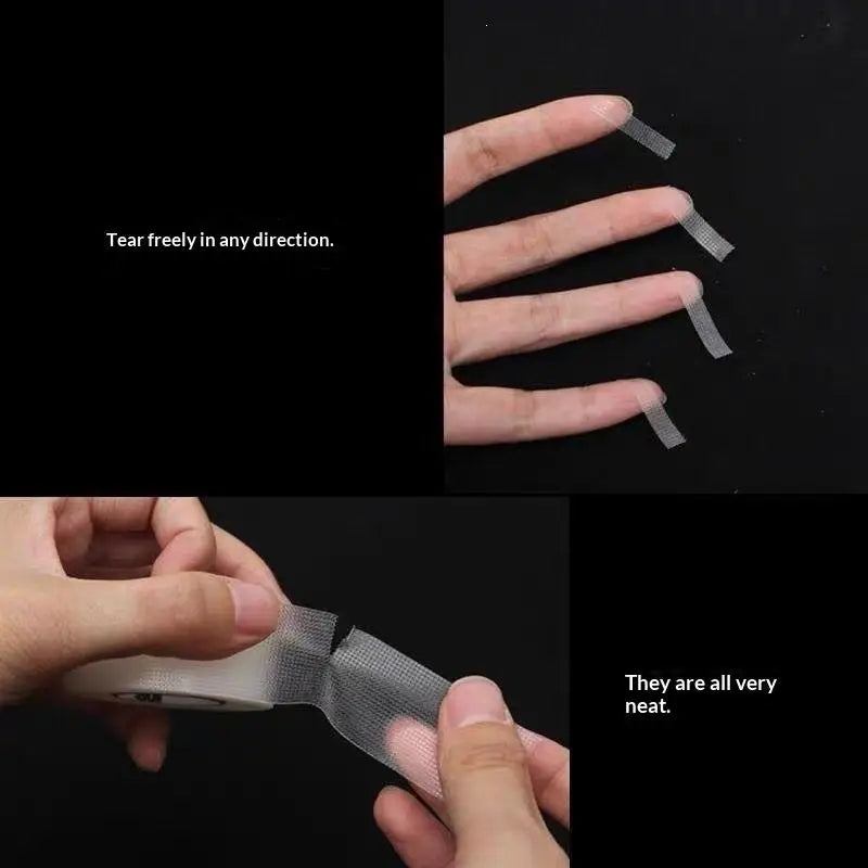 New PE/Non-woven Fabric Facial Tape Breathable Professional Cosplay Makeup Tape Transparent Lift  Double Eyelid Tape Makeup
