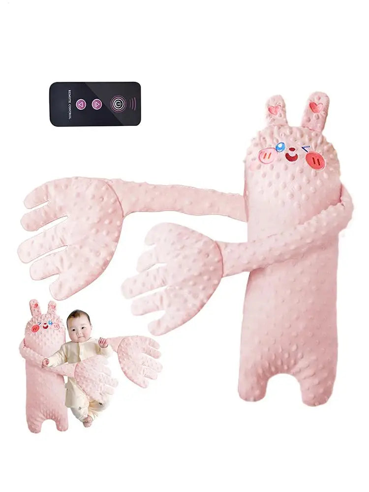 Patting Hand for Baby Sleep Patting Sleeping Pillow Baby Back Patter for Sleep Remote Control Animal Shape Nursery Decor Startle