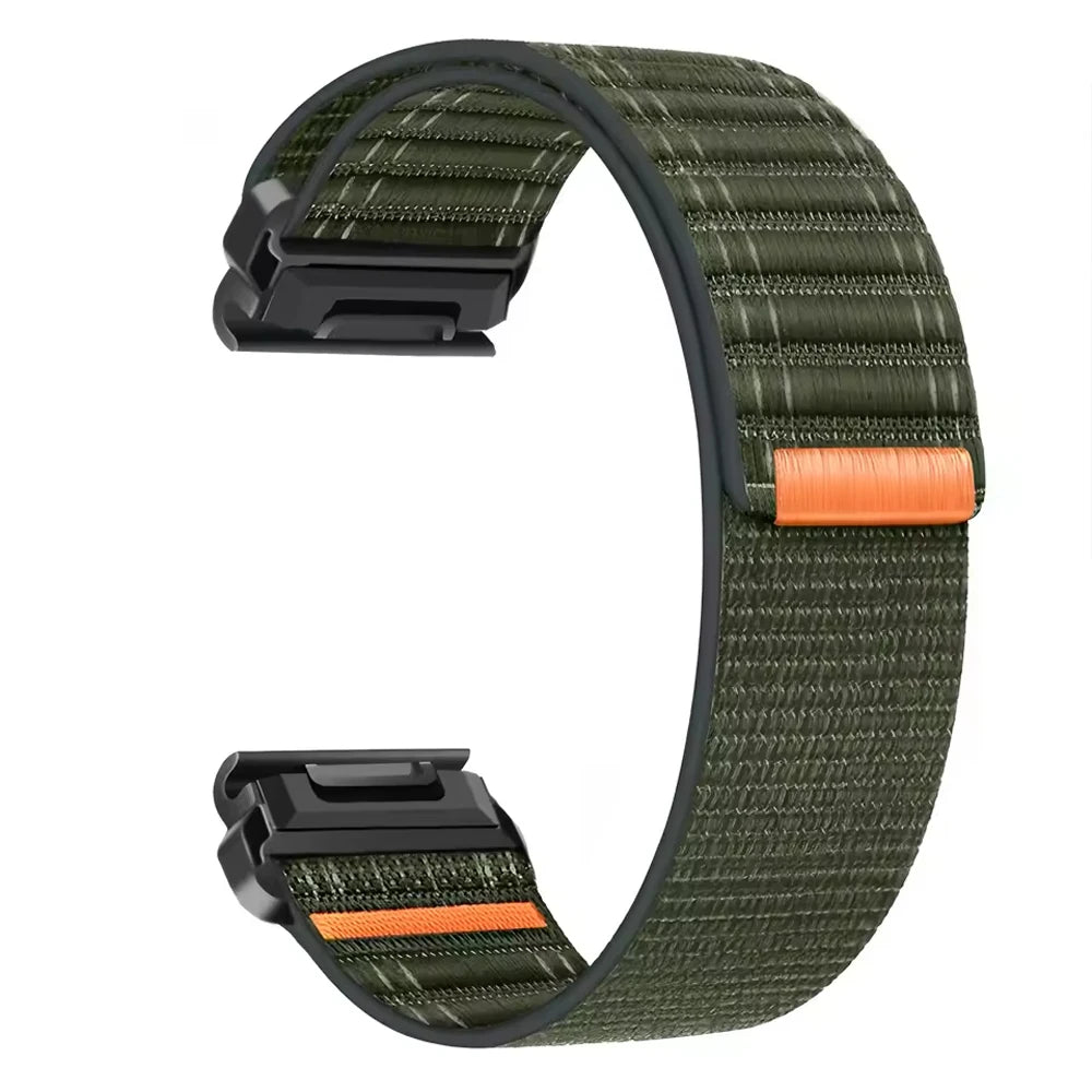 26mm 22mm Nylon QuickFit Strap For Garmin Fenix 8 8Pro E 7 7X 6 6X 5X/Forerunner 970 965/Enduro 3/Instinct 3 2X Sport Watch Band