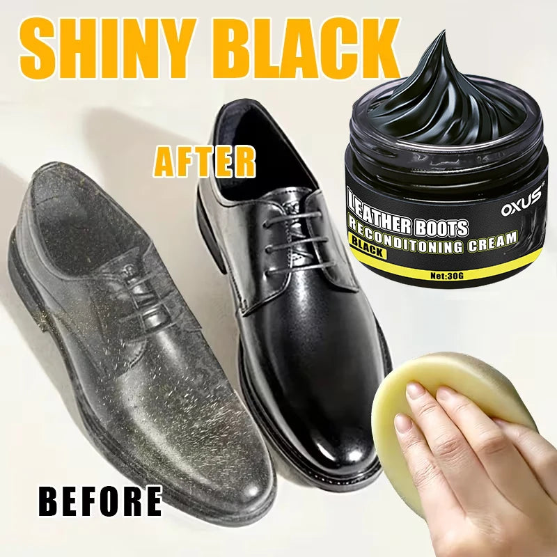 Leather Cream Shoe Polishing Maintenance Care Paste Black General Color Shoe Wax Car Leather Care and Interior Nourish