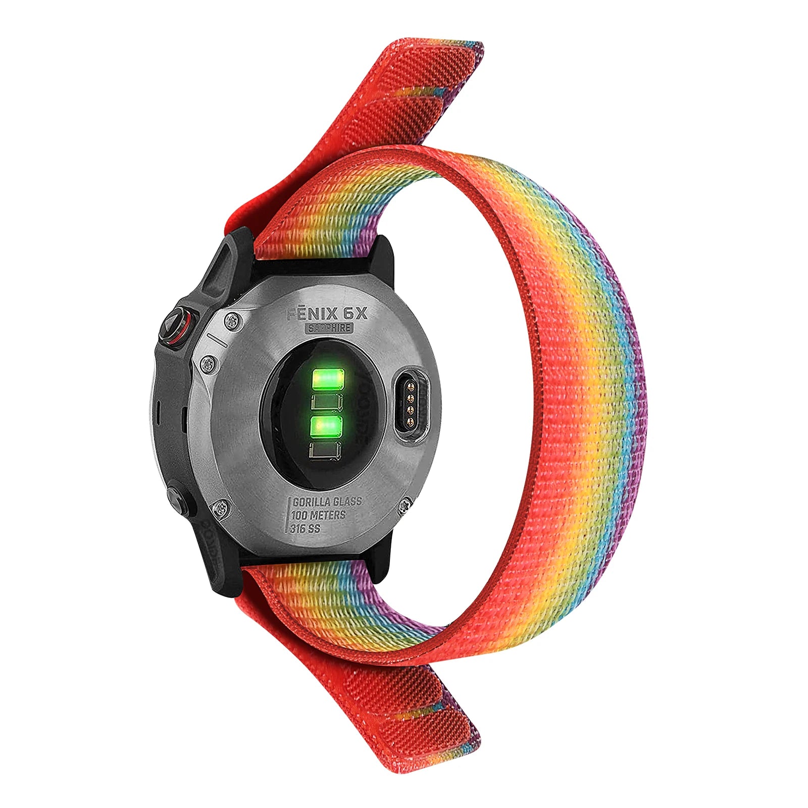 26mm 22mm Nylon Loop Watch Band For Garmin Fenix 8 8Pro 7 7X 6 6X 5X/Forerunner 970 965/Enduro 3 2/Instinct 3 2X QuickFit Strap