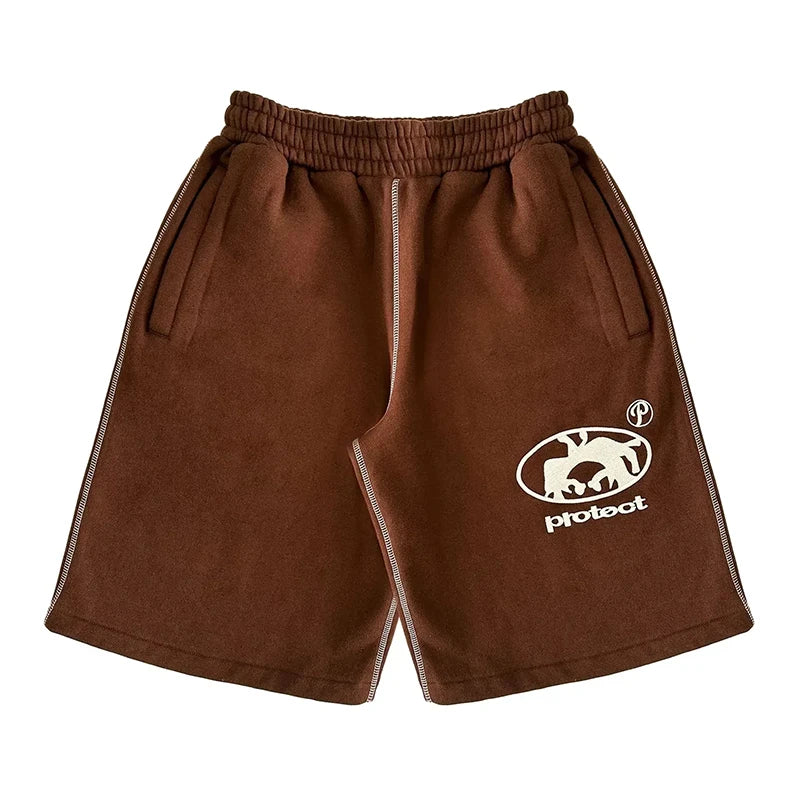 Men Casual Shorts Japanese Korean Sweatpants Breathable and Comfortable Y2k Suitable for Spring and Summer Vintage Street Fit