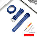 Case + Strap for Casio G-SHOCK GA-2100 GA-2110 Transparent Rubber Resin Watch Band Modified Quick Release Wrist Bracelet Shell