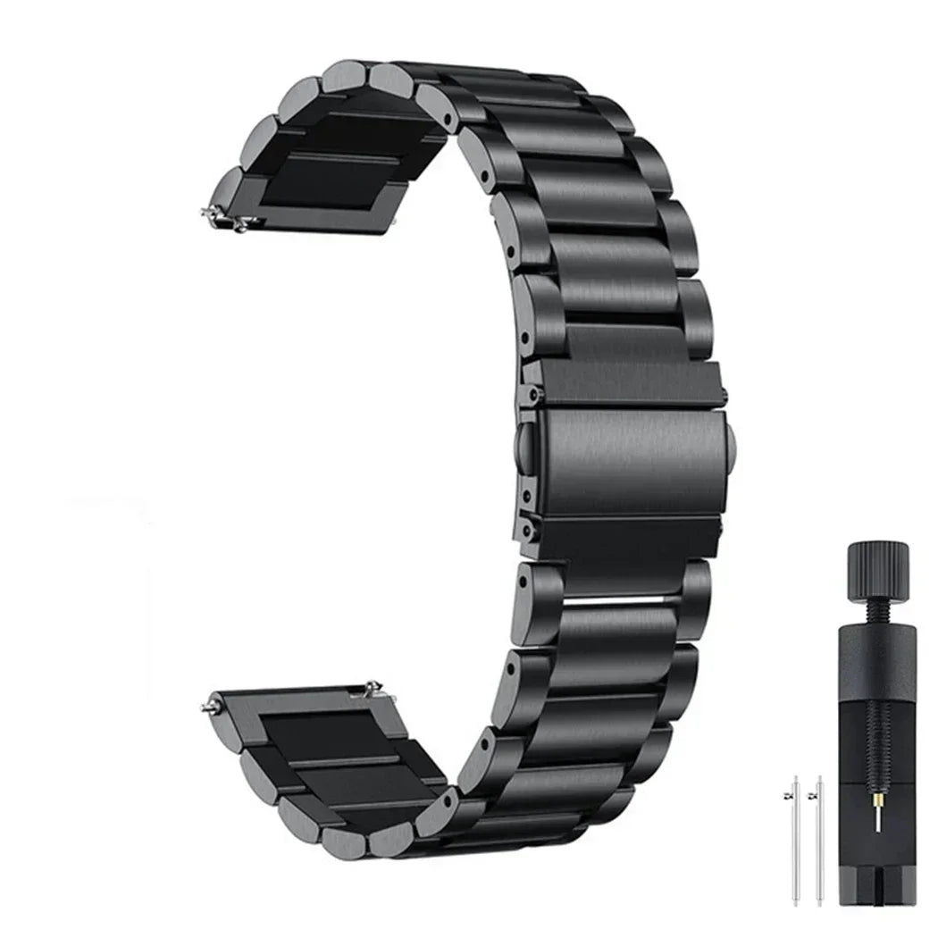Stainless Steel Strap For Zeblaze Vibe 8 7 7 Pro 7 Lite Metal Band 22mm Wristband For Zeblaze Stratos 4 3 2 Ultra/Beyond 3 Pro