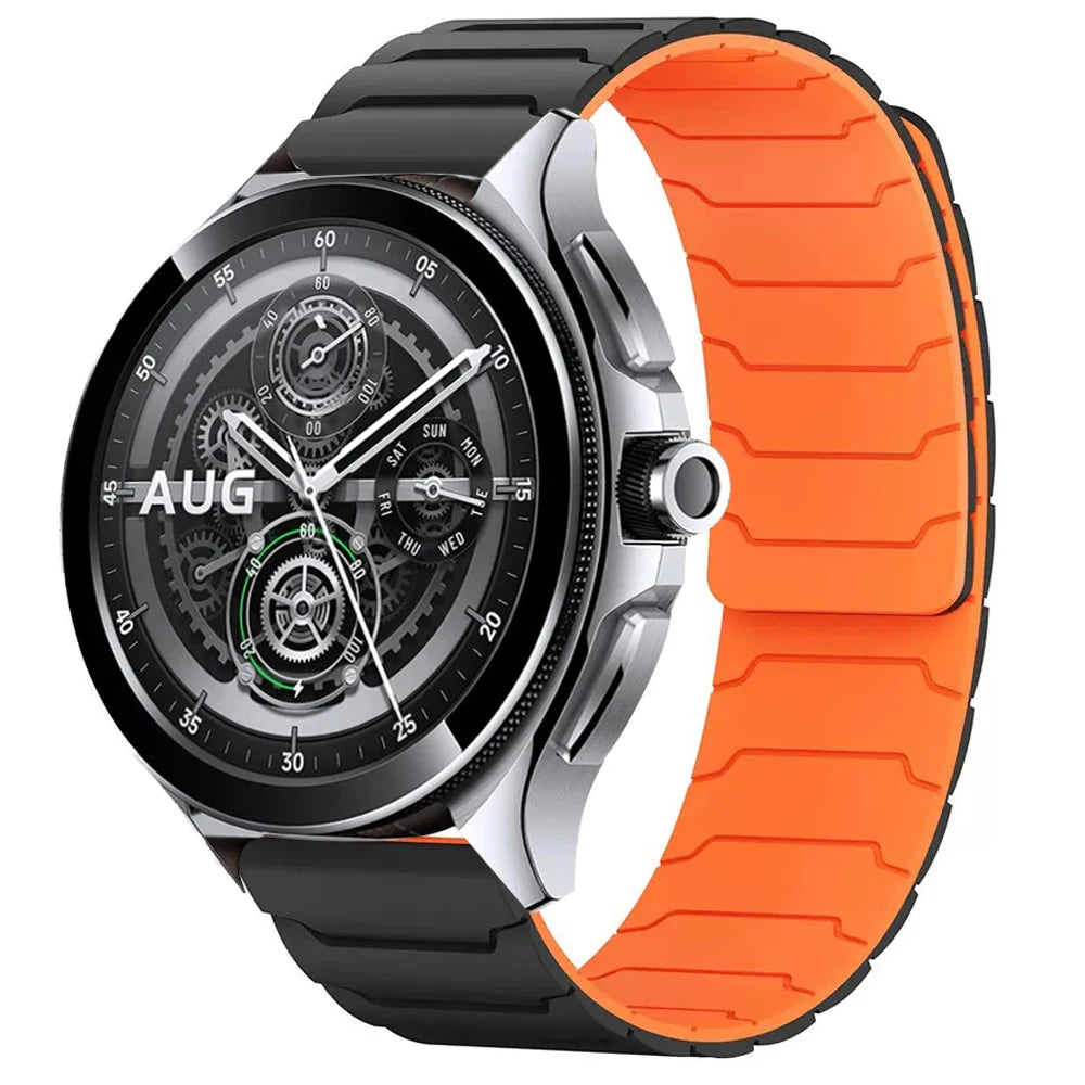20/22mm Magnetic Band For Xiaomi Watch 2 Pro/Color 2/Mi Watch S1 S4 Sport Strap For Amazfit Bip 6 5/BALANCE 2 Silicone Bracelet