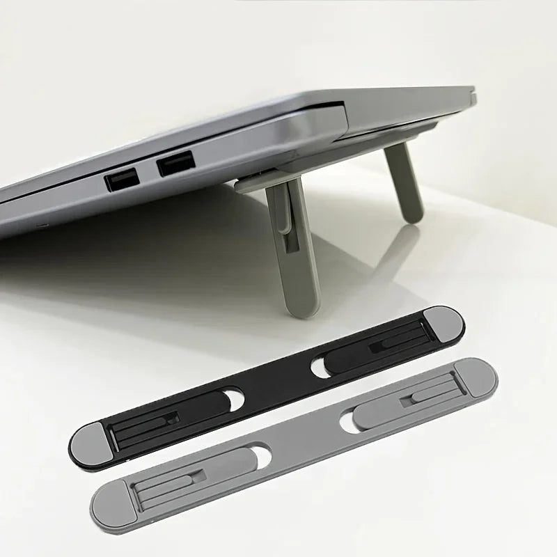 Adjustable and Foldable Laptop Stand with Keyboard & Tablet Holder, Heat Sink Design for Height Adjustment, Improved Vision