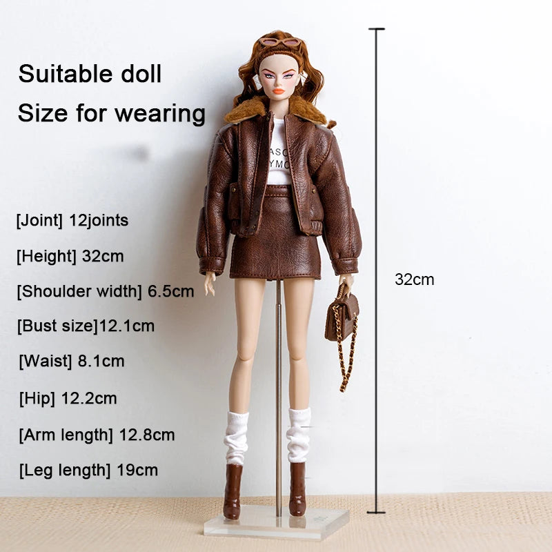 2026 New Xianxian Doll Clothes Set High-end Wear Suit Coat Top Skirt Princess Exquisite Makeup Dress Up Toys Doll Accessories