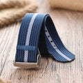 Deployant Clasp Nylon 20mm 22mm Watch Strap Premium Ribbed Watch Band for Omega Folding Buckle Watchband Sport Wristband for Men