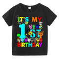 Summer Short Sleeves Sprunki Incredibox Print Children T-shirts Kids Clothes Boys Girls Cotton Tees Tops Birthday Party Gifts