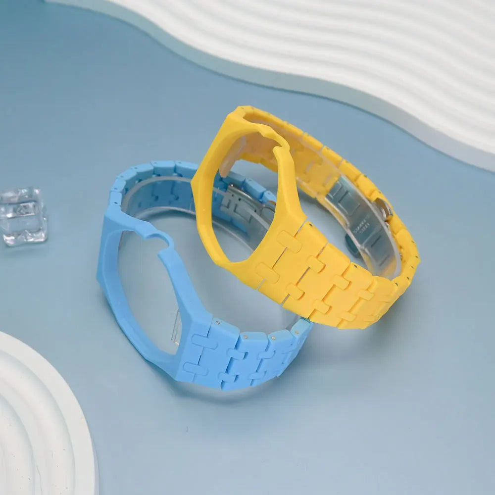 Luxury Plastic Modification Kit for Swatch X AP Royal POP Watch Eco Watch Case Link Strap Watch Conversion Pocket Mod Accessory