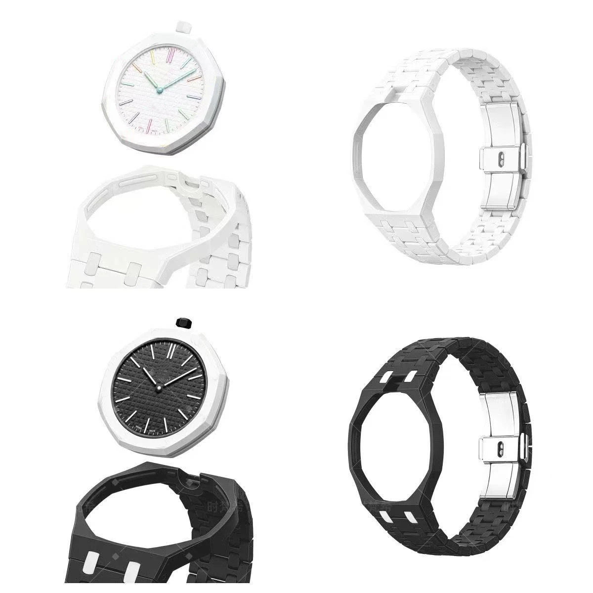 Advanced Luxury Modification Kit For Swatch X AP Royal POP Ceramic Biomaterials Watch Case Strap Pocket Changer To Wristwatch