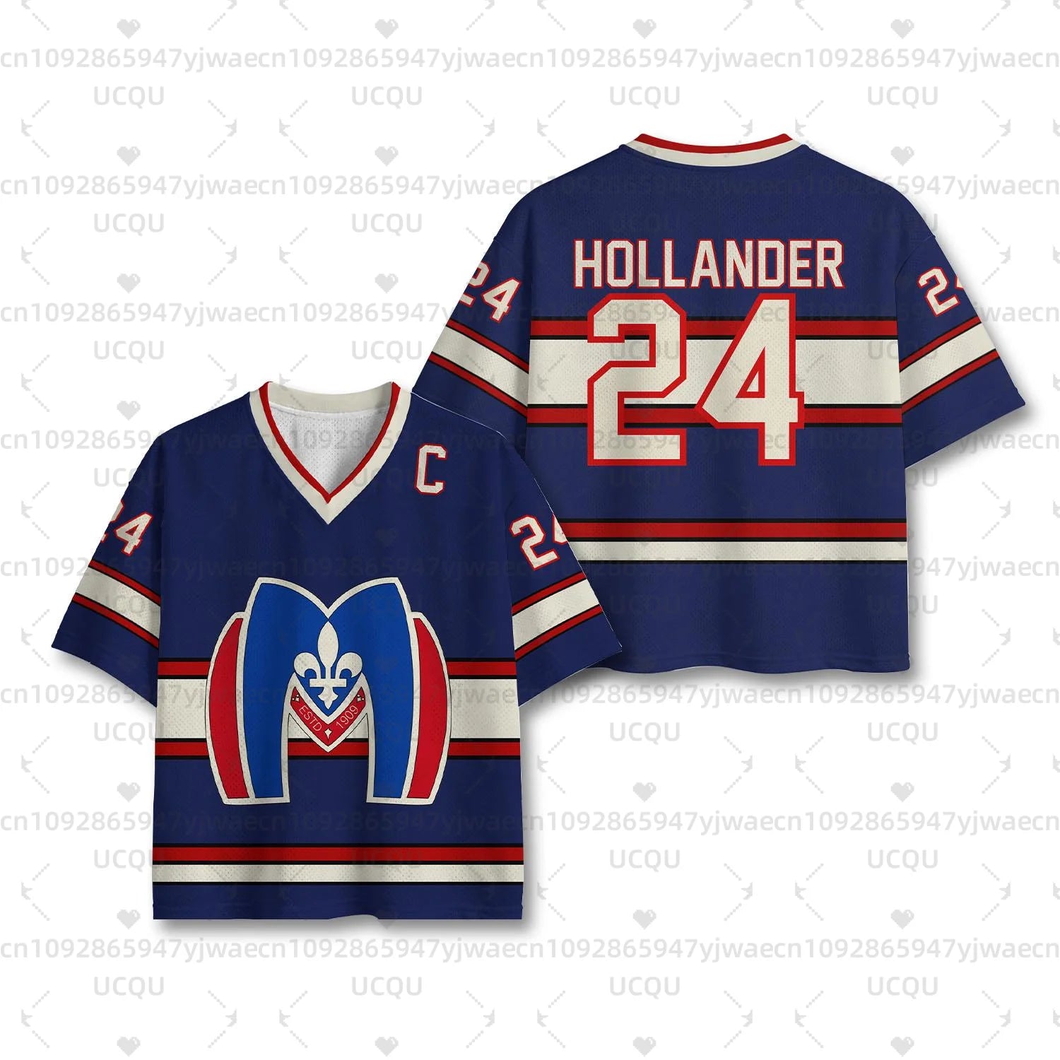 New Men's Women's Heated Rivalry Hockey Jersey Short Sleeve Tee Rozanov HOLLANDER Short Sleeve T-shirt Unisex Tops