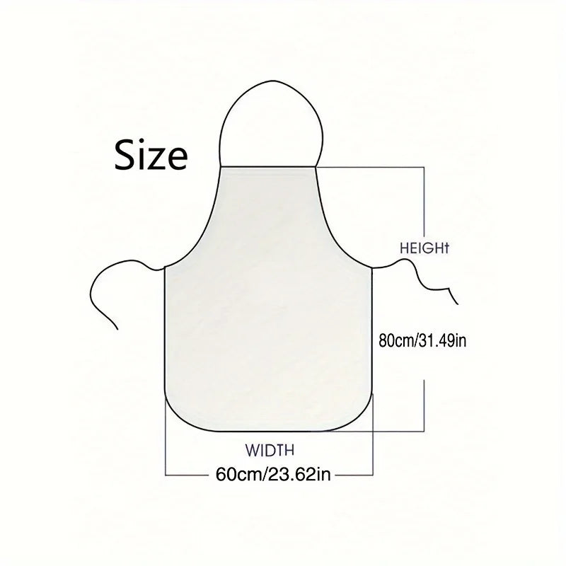 Beer Belly Printed Men's Kitchen Apron - Polyester Material, Woven, Suitable for Barbecue and Party