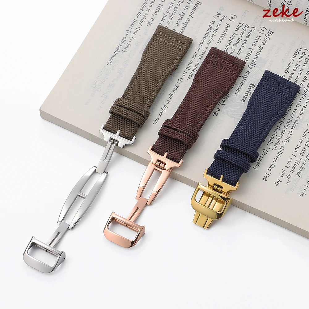 Stainless Steel Watch Buckle Silver Gold Rose Watch Clasp Accessories 18mm Replacement Buckle for Jaeger Watch Strap with Tool