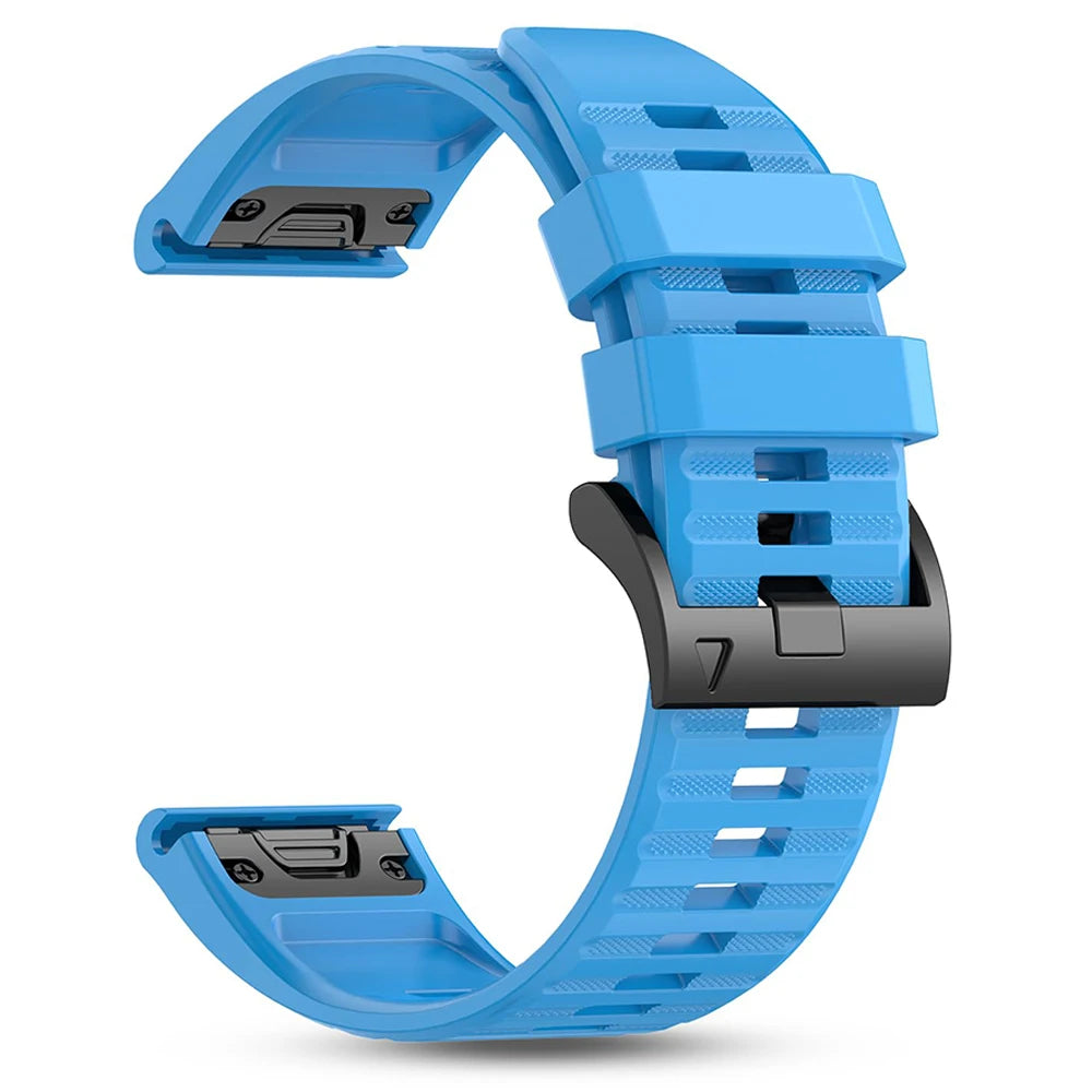 Fenix8 Watch Band For Garmin Fenix 8 Pro 47mm 51mm E 7 7X 6 6X/Epix Pro/Tactix8 970 965 QuickFit 22mm 26mm Sports Silicone Strap