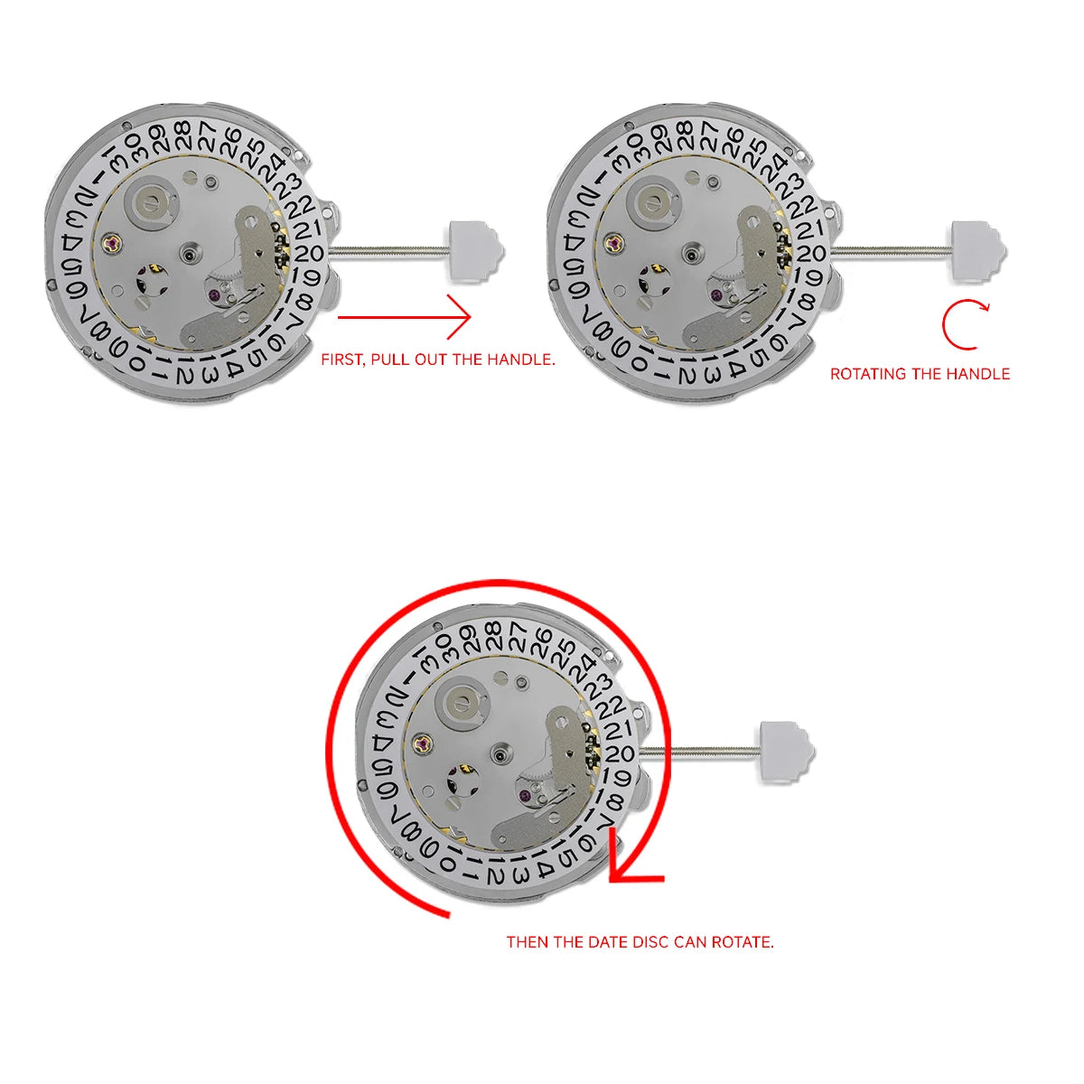 China NH35 Movement Can Replace The Japanese NH35 Movement Date At 3 o'clock Calendar High Accuracy Automatic Mechanical NH35A