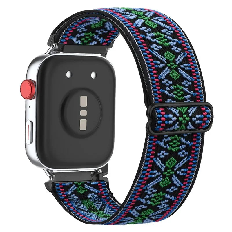 Elastic Nylon Loop Watch Band For Huawei Watch Fit3 2 Strap Replacement Wristband For Huawei Fit 5 4 Bracelet Correa Accessories