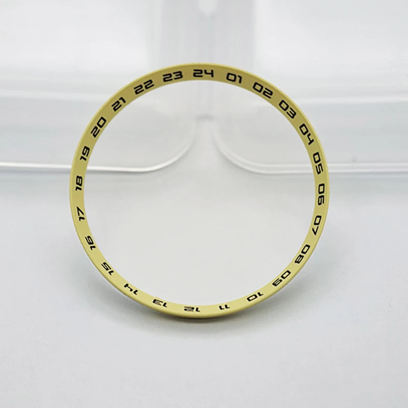 30.5mm Watch Chapter Rings Fit SKX007 SKX009 SRPD Watch Case Plastic Inner Ring NH35 NH36 Movement Men's Watch Parts Replace