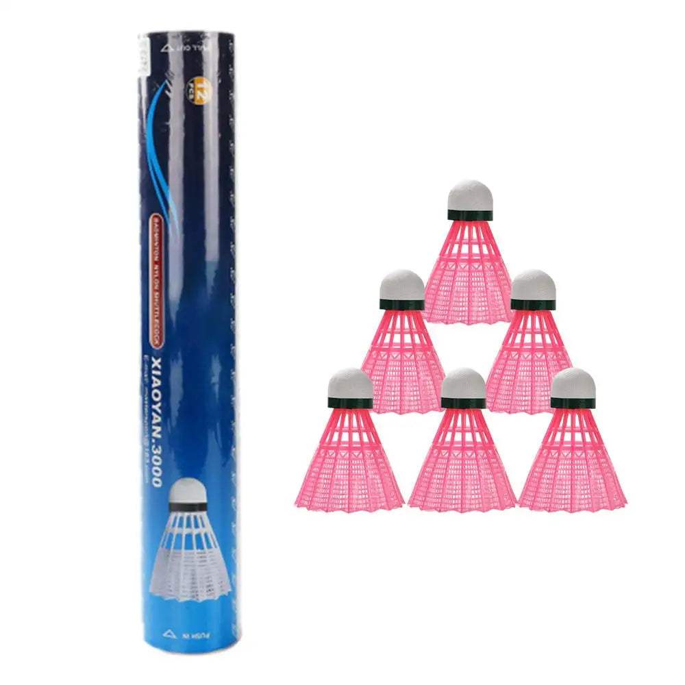3/6/12X High Durability Feather Shuttles Badminton High Stability Badminton Shuttlecocks for Beginners Badminton Shuttlecocks
