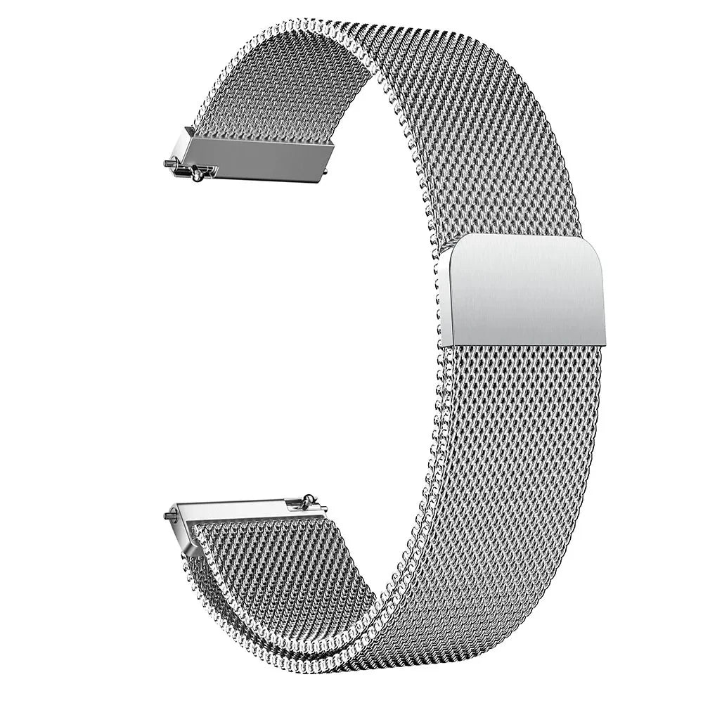 20mm/22mm Milanese band For Amazfit GTS/2/2e/3/4/GTS2 Mini/GTR 42mm/47mm/GTR2/3/4/Pro stratos Metal Bracelet Amazfit bip strap
