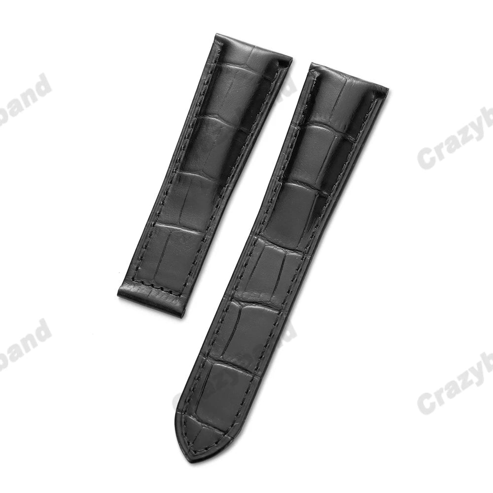 Genuine Leather Watch Strap for Cartier Tank London Solo Business Men‘s Soft Bracelet High Quality New Wrist Band 18mm 20mm 22mm