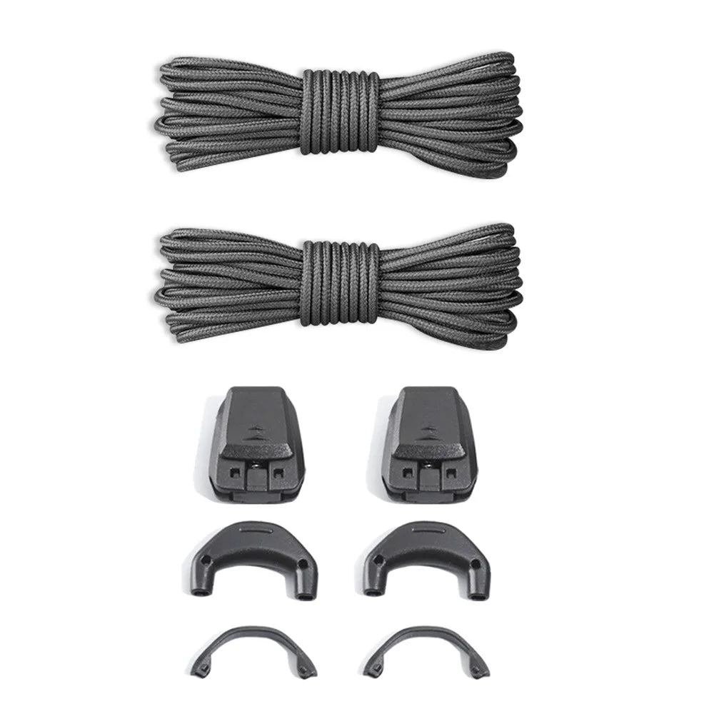 1Pair Without Ties Quick Lace Kit Round Tennis Creative No Tie Shoelaces Running Sneakers Shoelaces for Salomon Shoe Accessories