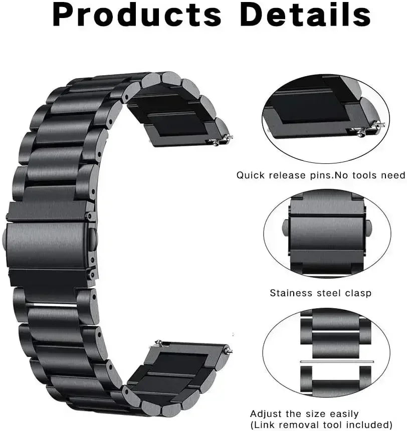 22mm Metal Stainless Steel Strap For CMF by Nothing Watch Pro Bracelet Watchband Correa For CMF Watch Pro 2 Replacement belt