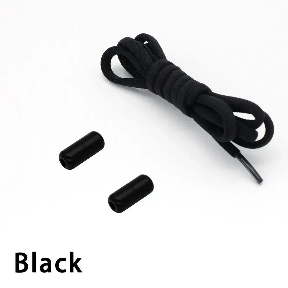 Elastic Shoe Laces Semicircle No Tie Shoelaces for Kids and Adult Shoelace for Sneakers Quick Lazy Laces Colorful Capsule Buckle