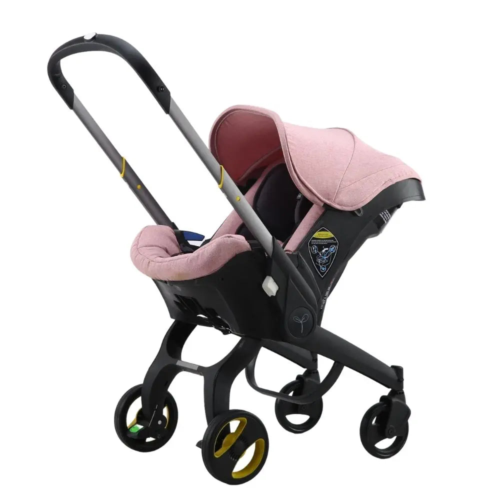 4In1 Baby Stroller, Multifunctional Stroller Foldable with Car Seat Baby Car Carriage Portable Baby Stroller 3in1
