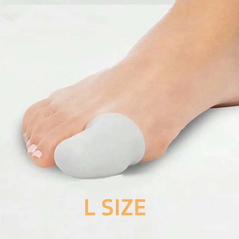 2 Breathable Silicone Toe Caps, Specifically Designed for Big Toes - Reduces Calluses and Blisters, Durable and Comfortable, Suitable for Walking, Toe-Friendly, Comfortable Fit, Slip-On Design