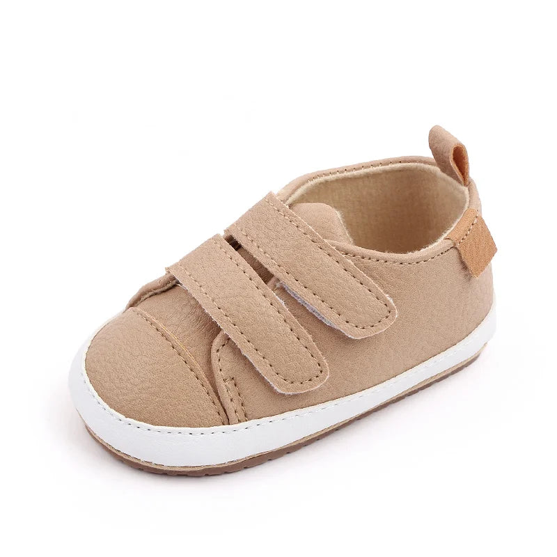 Baby Casual Sneaker Spring and Autumn Soft PU and TPR Sole Anti-slip High Quality Hot Selling 2023 New Fashion for Toddler 0-12M