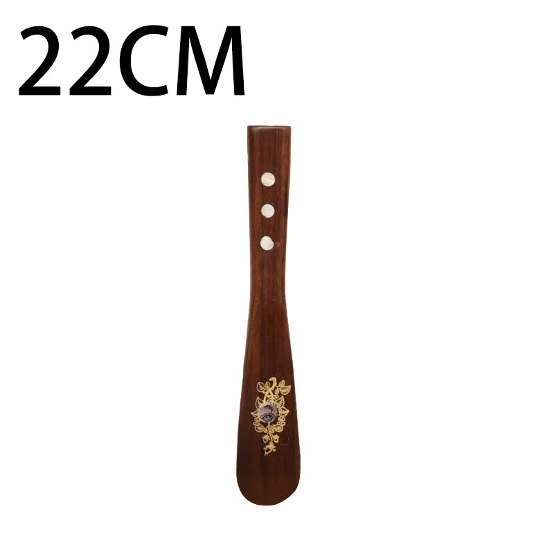 Professional Shoe Spoon Home Tools Durable Professional Wooden Shoe Horn Flexible Wood Long Handle Shoehorn Useful Shoe Lifter