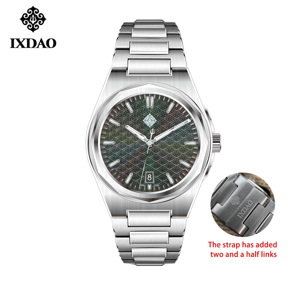IX&DAO 2025 New Warrior 37mm Men's Automatic Mechanical Watch Miyota 9015 Top Sapphire BGW-9 Stainless Steel Waterproof 10Bar