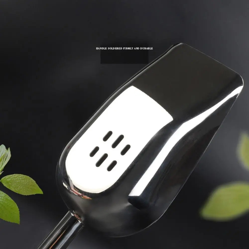 High Quality Stainless Steel Ice Scoops Kitchen Gadget Durable Bar Ice Scoop Easy to Clean Smooth Ice Shovel for Grain