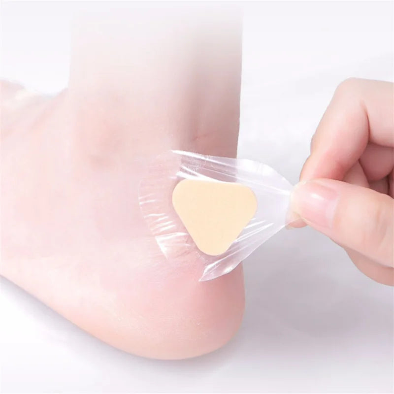 30PCS Heel Protector Foot Care Sole Stickers Waterproof Invisible Patch Anti Blister Friction Feet Care Pad Back Heel Sticker