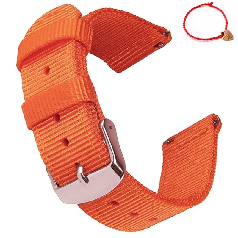 Waterproof Sailcloth Watch Band Quick Release Watch Strap 18mm 20mm  22mm Nylon Watchband