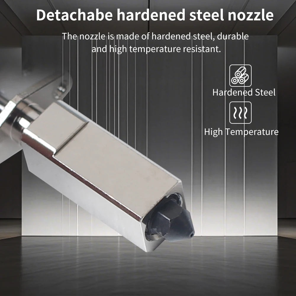 For SV08 Upgraded Hardened Steel Nozzle HotEnd Kit High Temperature Resistance WearPrevention For SV08 3D Printer