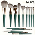 14pcs Soft Makeup Brush Set, Foundation Brush Loose Powder Eyeshadow Brushes, Complete Makeup Tool Set for Beginners And Profess