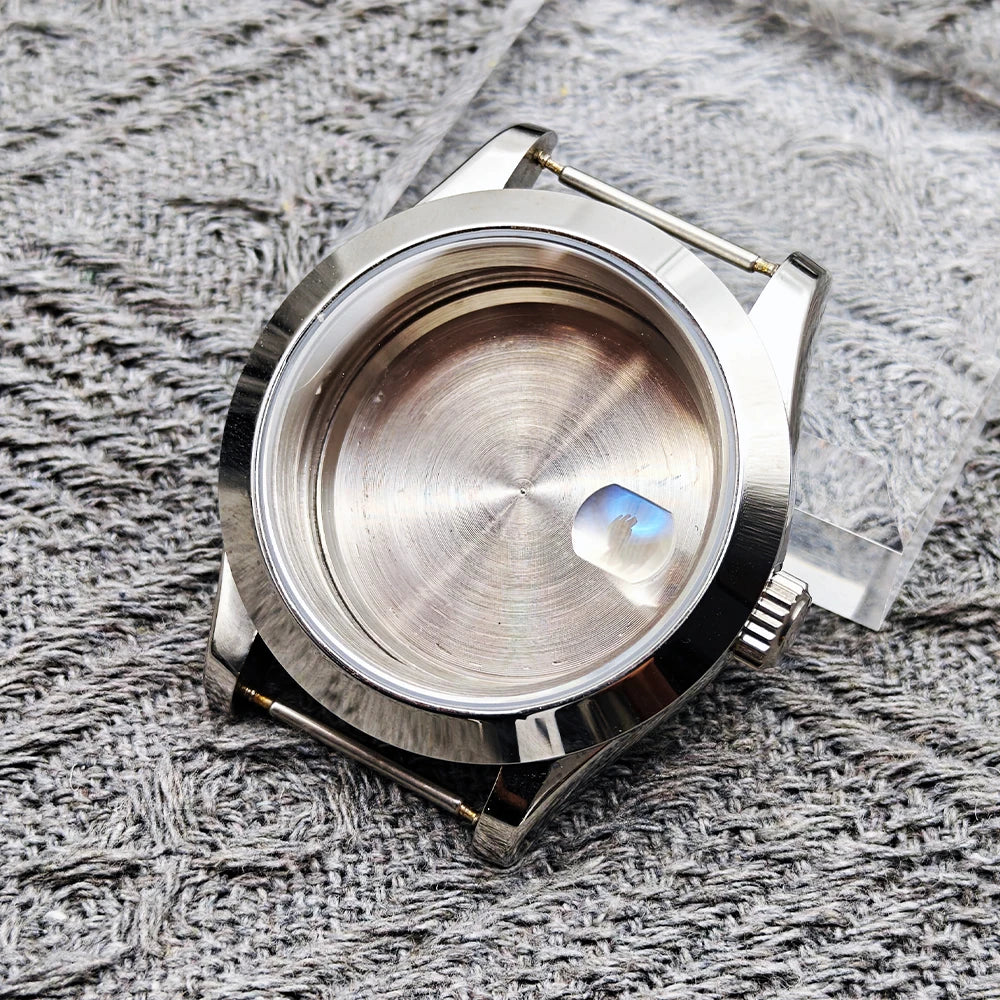 36/39/41mm NH35 36 38 Movement 904L Stainless Steel Constant Motion Case Watch Assembly Replacement Parts Oyster Strap