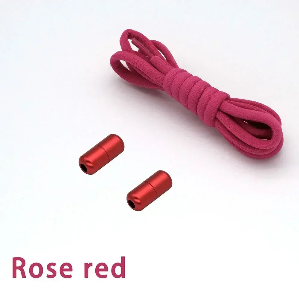 Elastic Shoe Laces Semicircle No Tie Shoelaces for Kids and Adult Shoelace for Sneakers Quick Lazy Laces Colorful Capsule Buckle