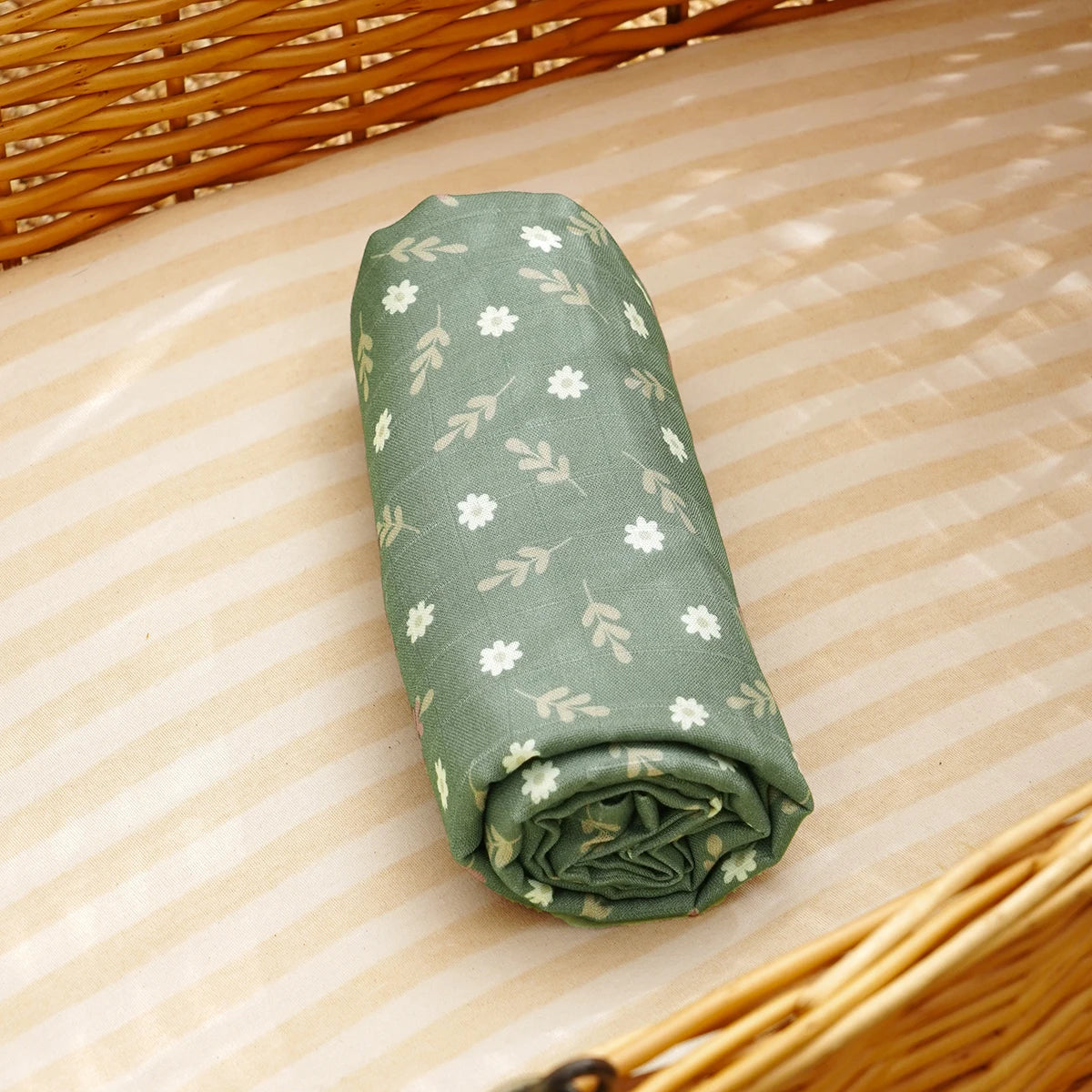 Elinfant 100% Cotton 120*110cm 2 Layers Newborn Baby Bath Towel Wrap Muslin Swaddle Blankets Wholesale Dropshipping