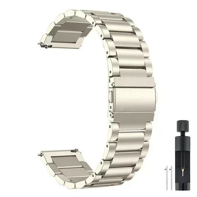 Stainless Steel Strap For Zeblaze Vibe 8 7 7 Pro 7 Lite Metal Band 22mm Wristband For Zeblaze Stratos 4 3 2 Ultra/Beyond 3 Pro