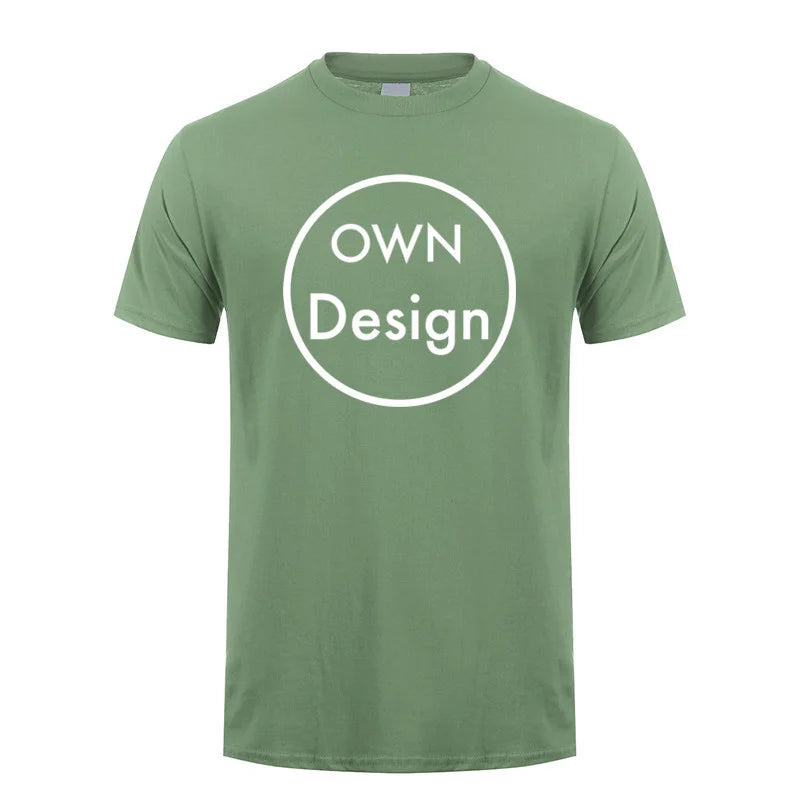 Custom T Shirt Make Your Design Logo Text T-shirt Men Women Customized Print Original Design Gifts Tshirt Streetwear Clothing