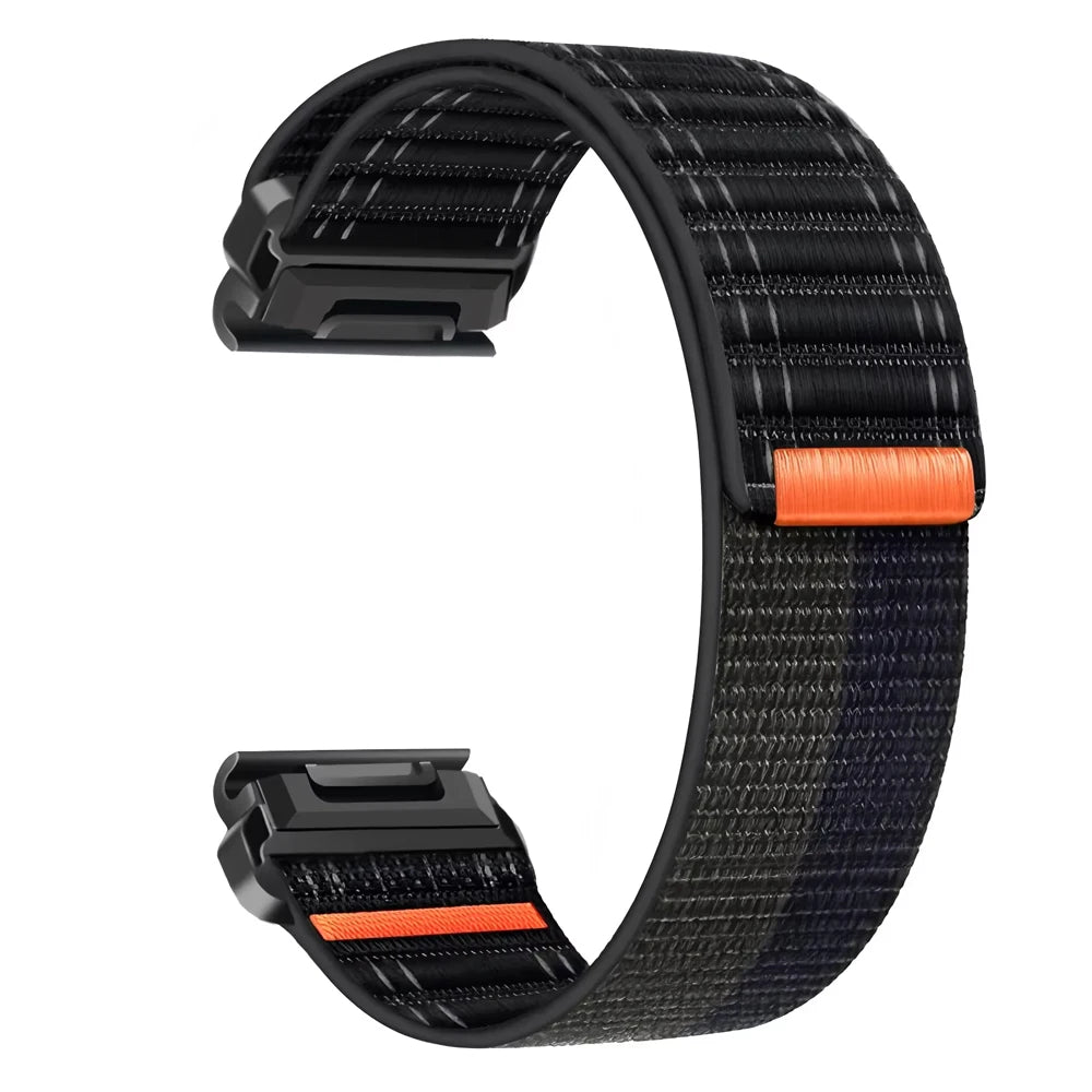 26mm 22mm Nylon QuickFit Strap For Garmin Fenix 8 8Pro E 7 7X 6 6X 5X/Forerunner 970 965/Enduro 3/Instinct 3 2X Sport Watch Band