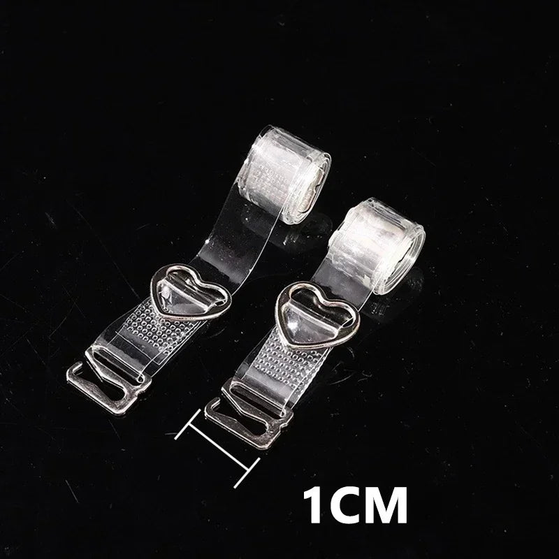 Invisible Transparent Bra Straps Detachable Silicone Elastic Belt Adjustable Non Slip Intimates Women Shoulder Strap Accessories