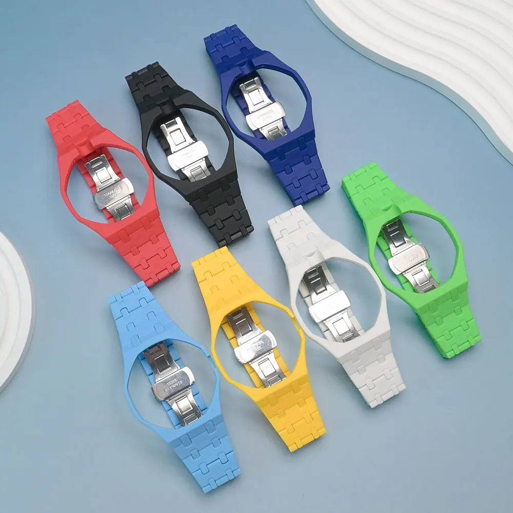 Luxury Modification Kit for Swatch X AP Royal POP Plastic Ceramics Watch Case Strap Pocket Changer To Wristwatch