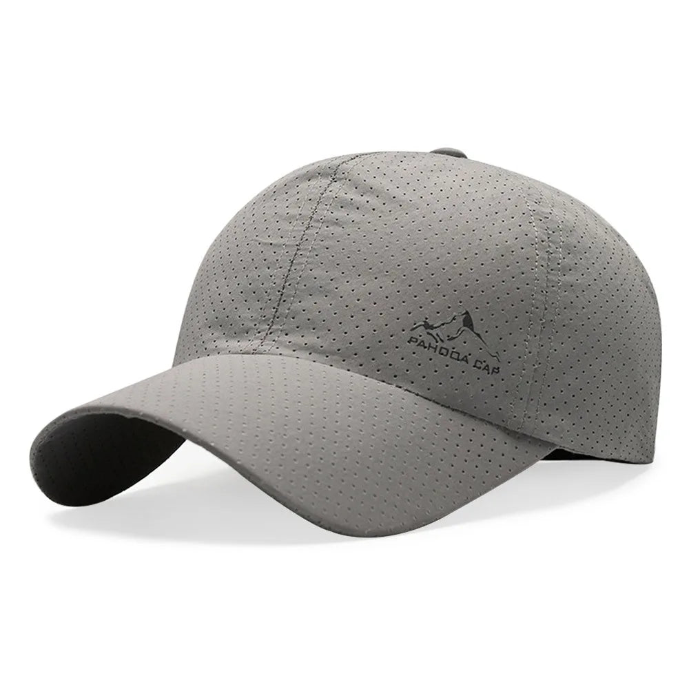 Casual Quick Dry Summer Baseball Cap Breathable UV Protection Sun Hats Adjustable Sports Cap Men Women
