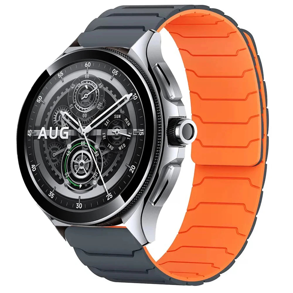 20/22mm Magnetic Band For Xiaomi Watch 2 Pro/Color 2/Mi Watch S1 S4 Sport Strap For Amazfit Bip 6 5/BALANCE 2 Silicone Bracelet