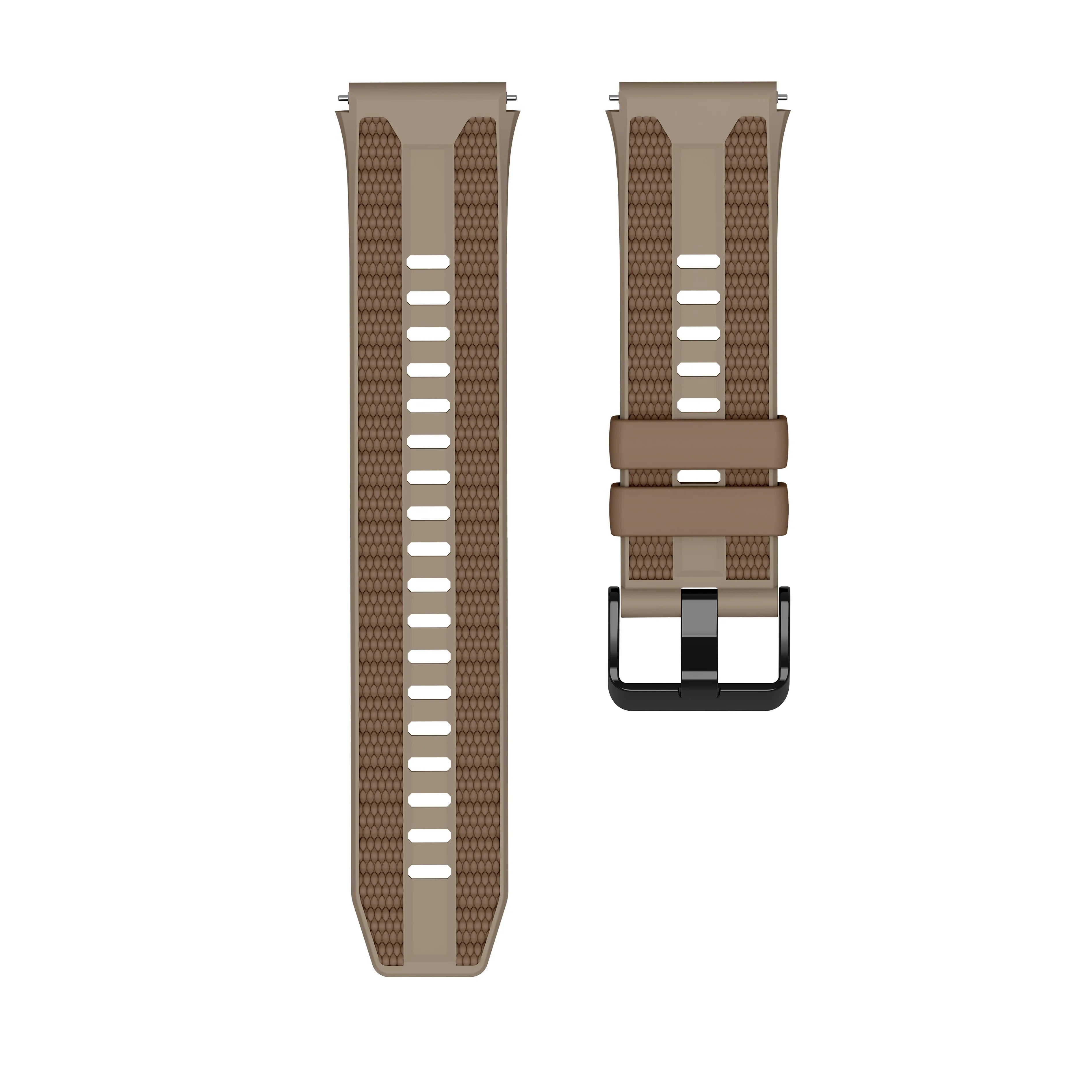 Two-Tone Silicone Strap 22mm For Huawei Watch Ultimate 2 / GT 6 5 Pro 46mm / GT4 GT3 GT2 / Watch 5 4 3 Band Watchband Bracelet